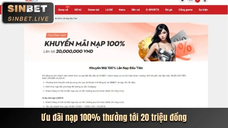 Giới hạn cược cao hơn